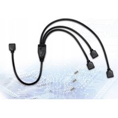 Inter-Tech Inter-Tech ADAPTER LED RGB 3x 4pin/4pin ASUS Aura, MSI Mystic Light 88885466 13930642 4260455643726