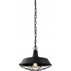 Lampa wisząca GTV GTVP Lars OS-LARS2-10-DEC lampa wisząca zwis 1x40W E27 czarna 13932057 5902801342295