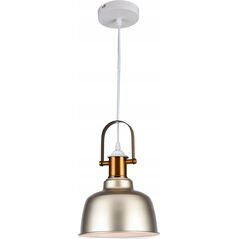 Lampa wisząca Aldex GTV Zenit OS-ZENIT-05-DEC lampa wisząca zwis 1x40W E27 kremowa/złota 13932062 5902801324871