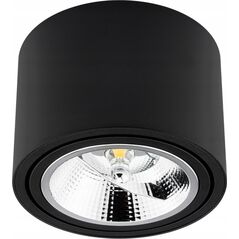 Kinkiet LVT LVT 0380 plafon lampa sufitowa spot 1x35W GU10 czarny 13936864 5908263388383