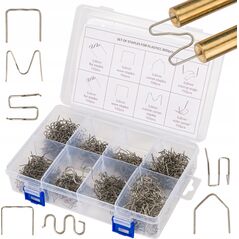 Silver ZSZYWKI DO ZGRZEWAREK PLASTIKU 800szt. MIX SILVER 13939889 5907589368024