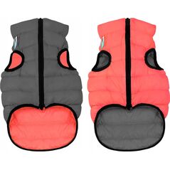 DOGGY M 45 KURTKA AIRYVEST DWUSTRONNA CORAL + SZARY 13940779 5902414551510