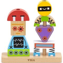 Viga Viga 44652 Klocki do ukladania - Roboty 13944869 6971608446528