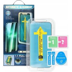 Partner Tele.com 5D Full Glue Tempered Glass - do iPhone Xr / 11 czarny + aplikator 13950499 5903396254758