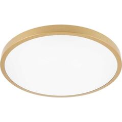 Lampa sufitowa GTV Gtv Atol LD-ATOL32W-NW-40 plafon lampa sufitowa 1x32W 2560lm 4000K IP54 złota 13955341 5902801350207