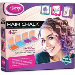 Dante TYTOO Kreda do włosów Hair chalk Zestaw tropikalny 0109 13965406 5999094501096