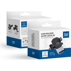 Blue Star BLUE STAR uchwyt samochodowy AUTO LOCK X2 do kratki wlotu czarny 13973902 5903396276910