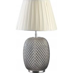 Lampa stołowa GTV GTV Muno OS-MUNO-10-DEC lampa stołowa lampka 1x25W E27 czarna/biała 13979690 5902801405426
