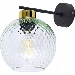 Kinkiet TK Lighting TK Lighting Devon 4629 kinkiet lampa ścienna 1x15W E27 czarny/transparentny 13979833 5901780546298