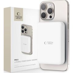 Powerbank Tech-Protect TECH-PROTECT PB11 LIFEMAG MAGSAFE POWER BANK 10000MAH WHITE 13980003 5906302309467