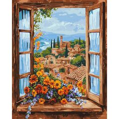 Norimpex Malowanie po numerach - Cudowny krajobraz 40x50cm 13980362 4823104361039