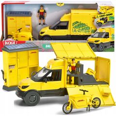 Dickie CITY Zestaw z pojazdem DHL 25cm 13990059 4006333089152
