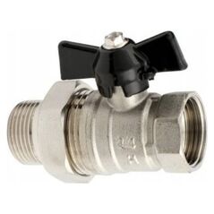 ZAWÓR KULOWY WODNY MOTYL PÓŁŚRUBUNEK 3/4" H. // ZKW-20-WS-M-H 13999483 5900308731338