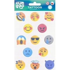 STICKERBOO TATUAZ EMOTIKONY 100X175 S-BOO B/C 1/1000 14006953 5905523671766
