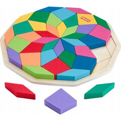 Mattel FP WOOD MANDALA UKLADANKA DREWNO HXT94 FOL6 14013476 194735238460