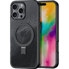 Dux Ducis Etui Dux Ducis Aimo Mag z MagSafe i podstawką na iPhone 16 Pro Max - czarne 14014477 6934913004043
