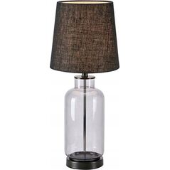 Lampa stołowa Markslojd Markslojd Costero 108696 lampa stołowa lampka 1x40W E14 czarna/przezroczysta 14049525 7330024611573