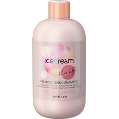 INEBRYA_Ice Cream Keratin restrukturyzujący szampon do włosów z keratyną 300ml