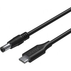 Kabel USB Unitek USB-C - DC 5.5 x 2.5 mm 1.8 m Czarny (C14116BK-1.8M)