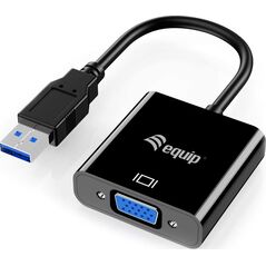 Adapter AV Equip Equip Adapter USB3.0-> VGA HD15      1920x1080/60Hz 0.15m sw 14049837 4015867223987