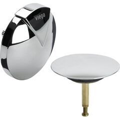 Syfon Viega Pokrętło przelewu + pokrywa odpływu Multiplex Visign M1 chrom  (703332)