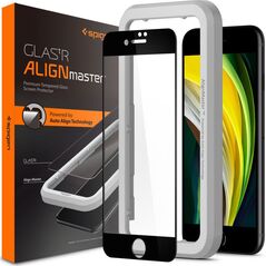 Spigen SZKŁO HARTOWANE SPIGEN ALM GLASS FC IPHONE 7/8/SE 2020 BLACK