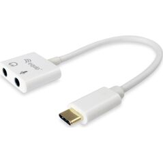 Adapter AV Equip Equip Adapter USB-C -> Audio    2x3-Pin 3.5mm St/Bu 0.15m ws 14050324 4015867222751