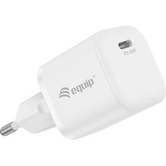 Ładowarka Equip Equip Ladegerät 1Port  20W,1xUSB-C PD                weiß 14051394 4015867229934