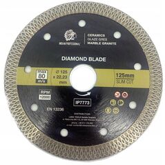 INDIAN PROFESSIONAL TARCZA DIAMENTOWA 125mm x 1,4mm x 22,2mm SLIM CUT  INDIAN PROFESSIONAL 14059967 5904844524164