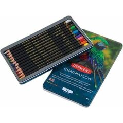 Derwent Kredki Derwent Chromaflow 12 pud metal 14061548 5028252616119