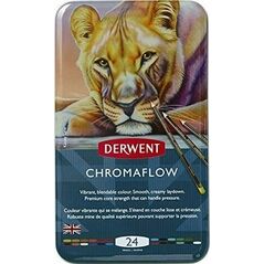 Derwent Kredki Derwent Chromaflow 24 pud metal 14061578 5028252616133