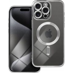 OEM Futerał ELECTRO MAG COVER kompatybilny z MagSafe do IPHONE 15 Pro srebrny 14064804 5903396228148
