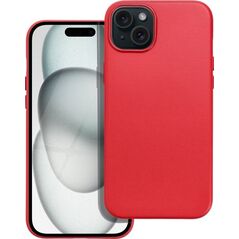 OEM Futerał LEATHER MAG COVER kompatybilny z MagSafe do IPHONE 15 Plus czerwony 14064814 5903396222733