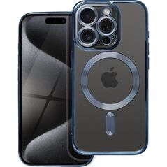 OEM Futerał ELECTRO MAG COVER kompatybilny z MagSafe do IPHONE 15 Pro tytanowy niebieski 14065121 5903396228995