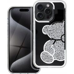 OEM Futerał TEDDY BEAR do IPHONE 14 Pro srebrny 14066548 5903396295591