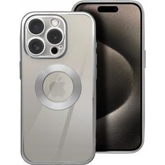 OEM Futerał GLAM do IPHONE 15 Pro Max srebrny 14066602 5903396297533