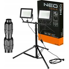 Naświetlacz Reflektor podwójny 2x100W SMD LED 2 x 8500lm na statywie 1.8m 14073186 5907558469578
