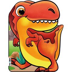 Books And Fun Książeczka Wykrojnik Tyranozaur 14079356 9788382495201