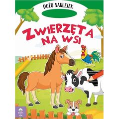 Books And Fun Książeczka Wykrojnik. Zwierzęta na wsi 14079440 9788382495683