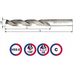 Wiertło Ghring Wiert�o 11,5 INOX RN szlif 142-94 HSS-E Co5 14080259 5900006063007