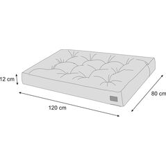Hobbygarden SAM MATERAC LEO 120x80 GRANATOWA KODURA 14081829 5902414520073
