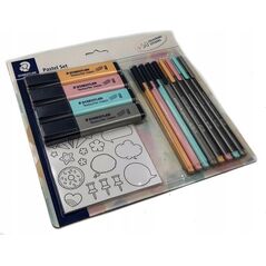 Staedtler STAEDTLER Schreibset 12-teilig Pastell inkl. Sticker 14085901 4007817063170