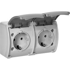 Orno ORNO GNIAZDO PODWÓJNE 2x2P+Z SCHUKO 14089016 5904988902286