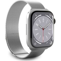 Puro Puro Milanese Magnetic Band - Pasek ze stali nierdzewnej do Apple Watch 42/44/45/49 mm (srebrny) 14090329 8018417441387