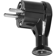 Orno Wtyczka kątowa 2P+Z, Uni-Schuko, czarna 14090808 5908254825880