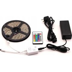 Taśma LED ECOLIGHT2 Ecolight EC79406 zestaw LED taśma 5050 5m ze sterownikiem RGB i zasilaczem 12V 14091520 5901986794066