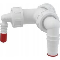 Syfon Alkotest 19954 SYFON PRALKI I SUSZARKI Z ZAW. ZWROTNYM GW 1'', PRZYŁĄCZE WĘŻA 8-16MM I 17-23MM // S.PRAL/SUSZ./GW1.A 14098375 5907726099545