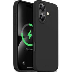 Crong Crong Color Cover Magnetic - Etui iPhone 16 Plus MagSafe (czarny) 14103180 5904310704823