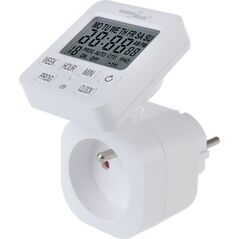 GreenBlue Włącznik czasowy - timer cyfrowy GreenBlue,  max. obciążenie 16A, IP20, GB605 E 14103245 5902211135180