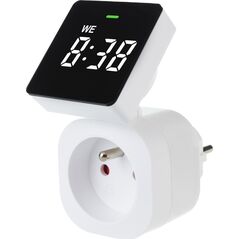 GreenBlue Włącznik czasowy - timer cyfrowy GreenBlue,  max. obciążenie 16A, IP20, GB610 E 14103246 5902211135203